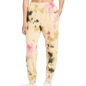 Afrm Tazo Sweatpants In Tan Tie Dye Women's Size L
